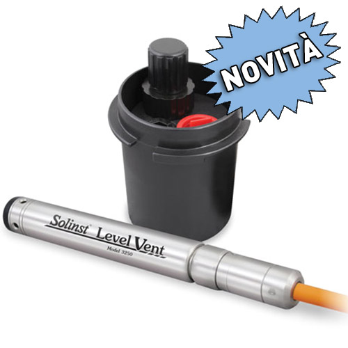 Datalogger LevelVent Solinst Temperatura e Livello, non necessita di compensazione barometrica