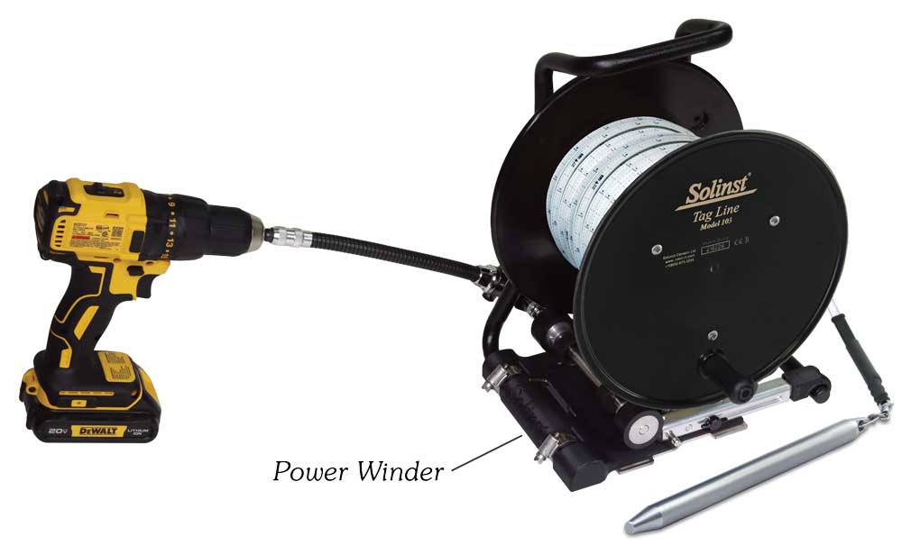 Scandaglio Solinst 103 con power-winder
