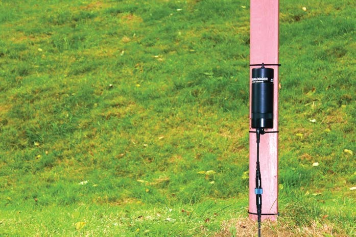 AquaLogger installato in superficie