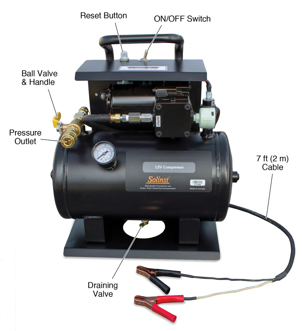 Compressore a 12V schema